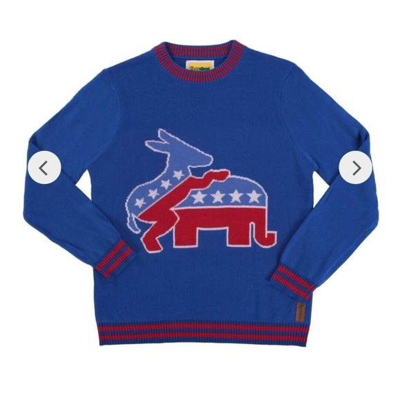 TIPSY ELVES Men's Sz XL Republican & Democrat - Picture 1 of 5